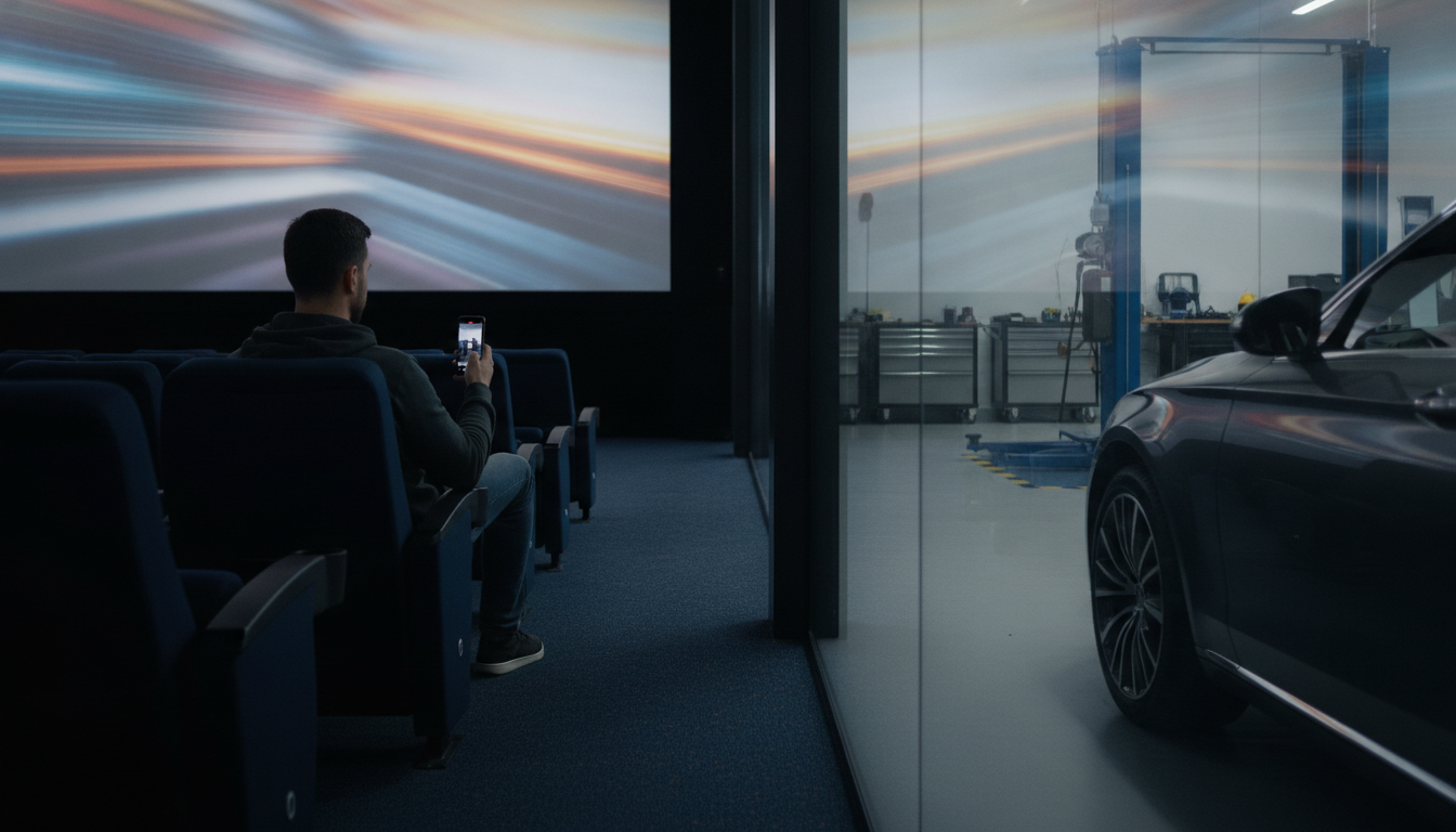 Otomobil Servisinde Sıra Dışı Bir Gün: Sinema Keyfi ve Beklenmedik Talepler